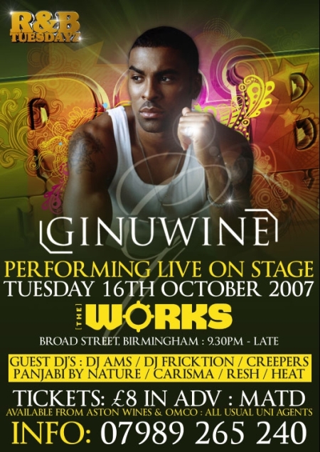 Ginuwine @ The Works Birmingham
