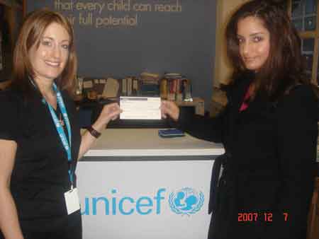 Ruth Payant of UNICEF and RCA General Secretary Megha Kumar.)