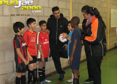 Jaz Dhami helps local community to support FA’s Get Into Football campaign