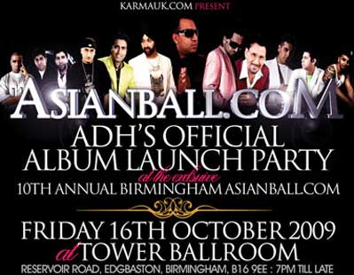 ADH's Official Album Launch Party @ the 10th Annual Birmingham Asianball.com