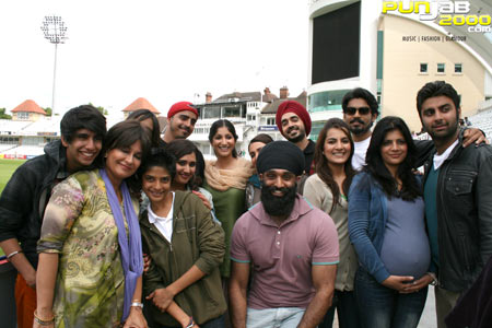 Tony Bains interview with The Patiala House family on the set of Patiala House.