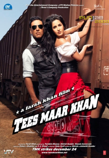 Bollywood superstars, Akshay Kumar and Katrina Kaif, launched the music soundtrack of their highly anticipated forthcoming release,  Farah Khan’s ‘Tees Maar Khan’, in a spectacular way – on a moving train! 