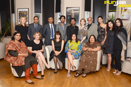 Guests at a special 'Dinner in the Dark' for Sightsavers