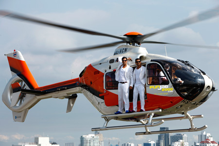 Akshay Kumar & John Abraham’s dangerous chopper stunt for Desi Boyz!