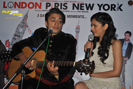 It was a star-studded occasion as Indian cinema’s latest acting sensations Ali Zafar and Aditi Rao Hydari, together with debutante director Anu Menon, launched the official music soundtrack from the highly anticipated new Twentieth Century Fox and Rose Productions’ romantic comedy ‘London Paris New York’ in the capital of India – New Delhi. London Paris New York will release in cinemas on 2nd March 2012. 