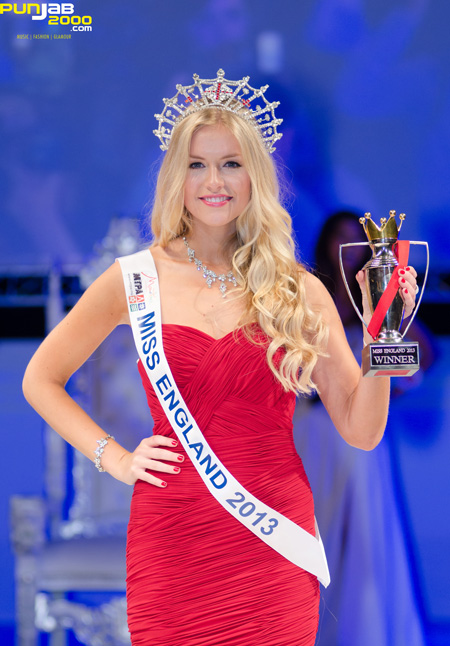KIRSTY HESLEWOOD MISS NORTH LONDON WINS THE MISS ENGLAND 2013
