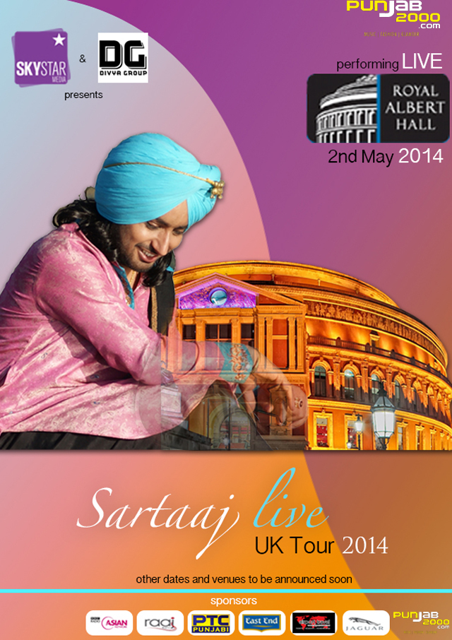 Satinder Sartaaj's UK tour 2014 - Royal Albert Halll,