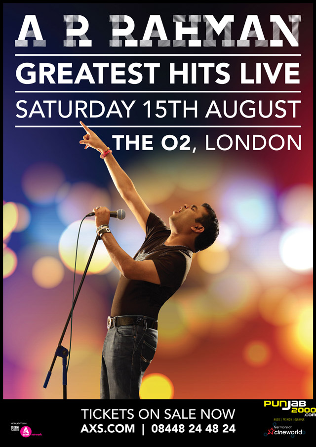 The O2 proudly present AR Rahman - The Greatest Hits Live!