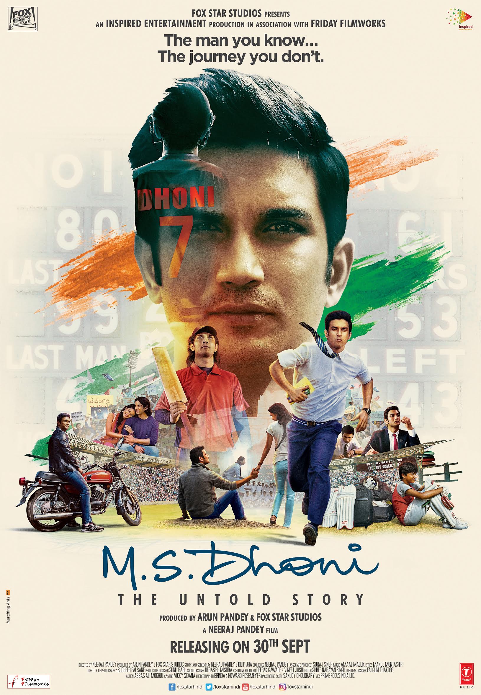 New Poster M.S. Dhoni - The Untold Story