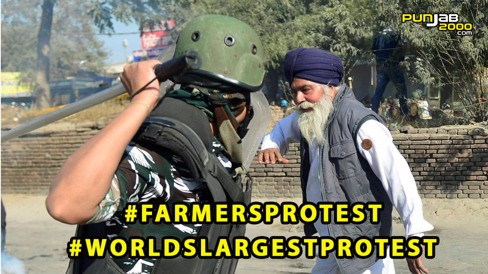 WorldLargestProtest FarmersProtest