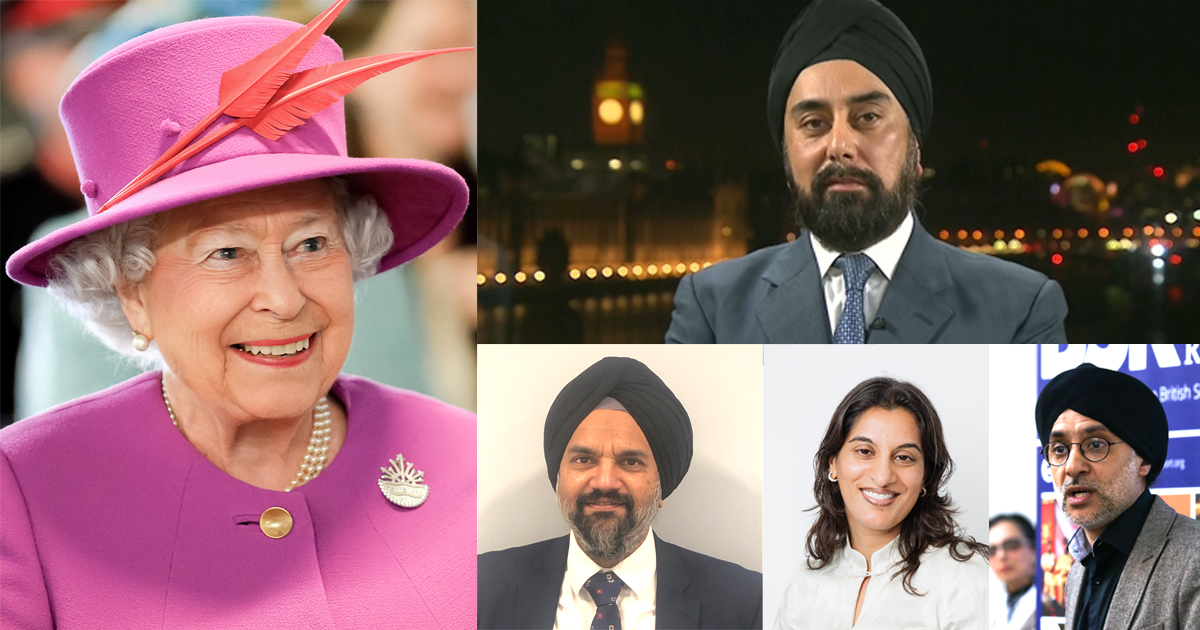 Queens Birthday Honours List 2021 - Sikhs